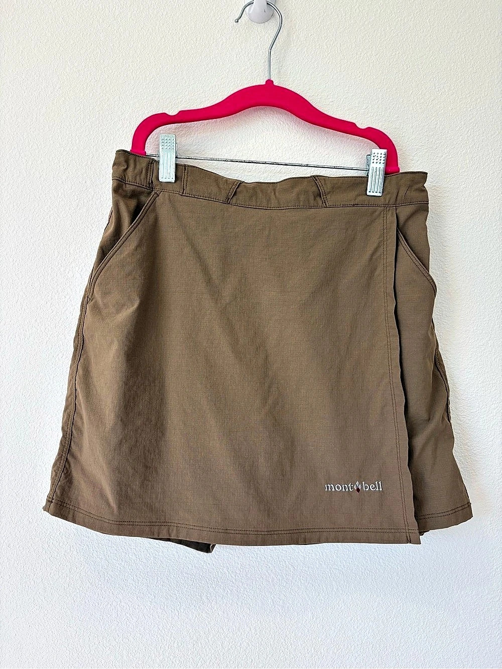 mont-bell Trail Action Skirt Trail Skirt with Shorts Brown Small